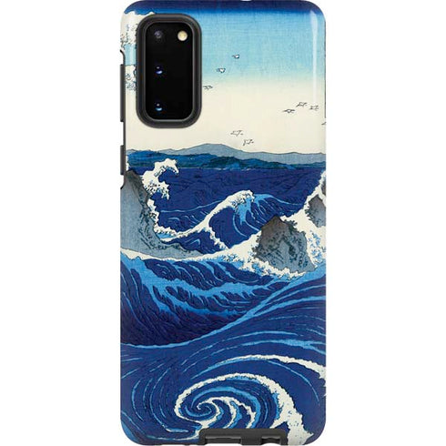 Hiroshige View of the Naruto whirlpools at Awa Galaxy S20 Pro Case