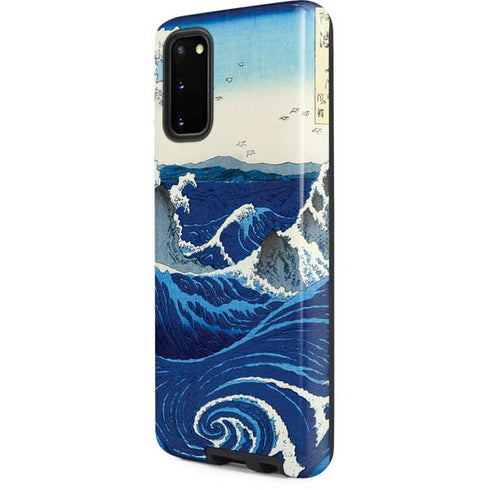 Hiroshige View of the Naruto whirlpools at Awa Galaxy S20 Pro Case