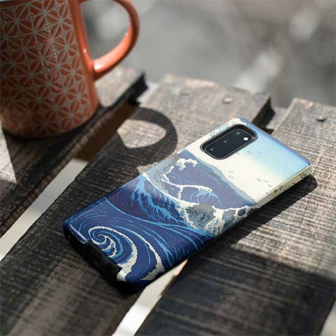 Hiroshige View of the Naruto whirlpools at Awa Galaxy S20 Pro Case