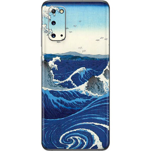 Hiroshige View of the Naruto whirlpools at Awa Galaxy S20 Skin