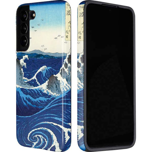 Hiroshige View of the Naruto whirlpools at Awa Galaxy S22 Plus Pro Case