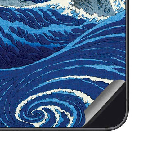 View of the Naruto whirlpools at Awa by Hiroshige Galaxy S23 FE Skin