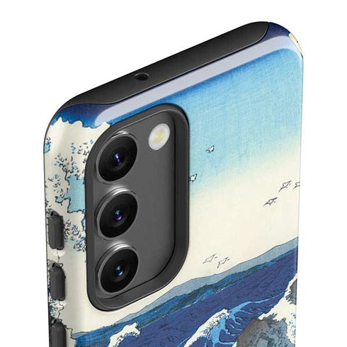 Hiroshige View of the Naruto whirlpools at Awa Galaxy S23 Plus Pro Case