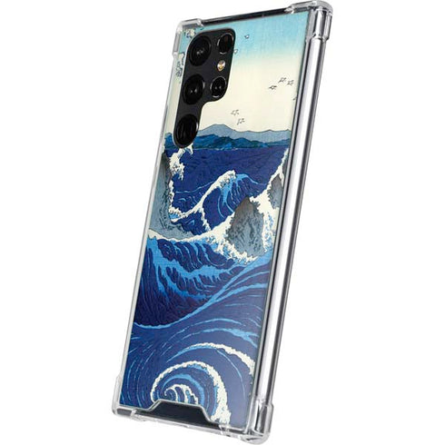 View of the Naruto whirlpools at Awa by Hiroshige Galaxy S23 Ultra Clear Case