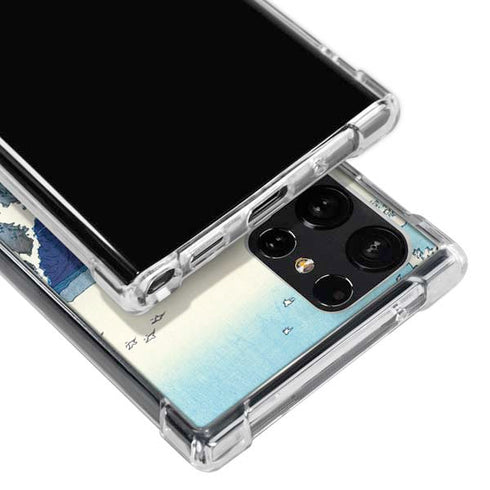 View of the Naruto whirlpools at Awa by Hiroshige Galaxy S23 Ultra Clear Case