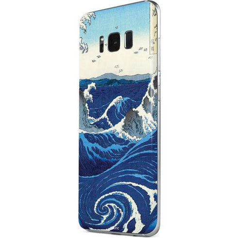 Hiroshige View of the Naruto whirlpools at Awa Galaxy S8 Skin