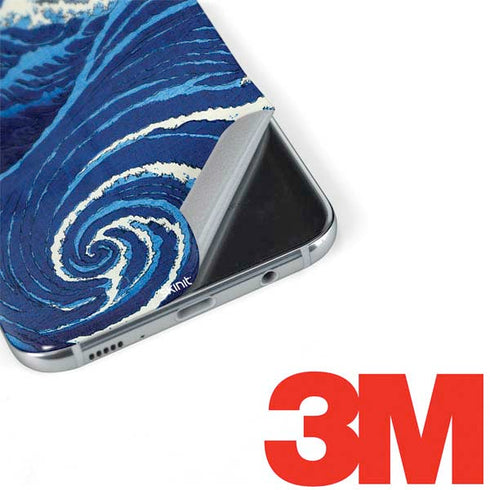 Hiroshige View of the Naruto whirlpools at Awa Galaxy S8 Skin