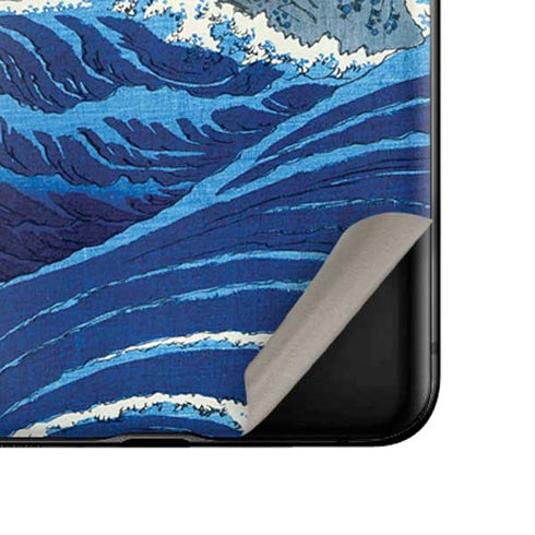 Hiroshige View of the Naruto whirlpools at Awa Galaxy Z Flip Skin