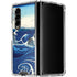 Hiroshige View of the Naruto whirlpools at Awa Galaxy Z Fold4 5G Clear Case
