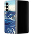 Hiroshige View of the Naruto whirlpools at Awa Galaxy Z Fold4 5G Skin