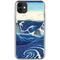 View of the Naruto whirlpools at Awa by Hiroshige iPhone 11 Clear Case