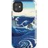 Hiroshige View of the Naruto whirlpools at Awa iPhone 11 Impact Case