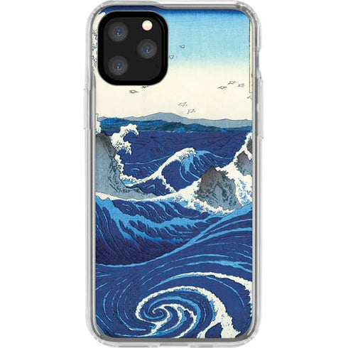 View of the Naruto whirlpools at Awa by Hiroshige iPhone 11 Pro Clear Case