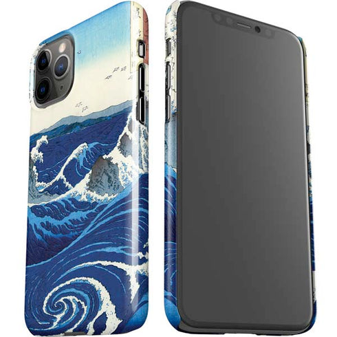 Hiroshige View of the Naruto whirlpools at Awa iPhone 11 Pro Lite Case