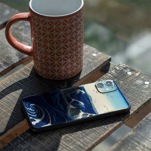 Hiroshige View of the Naruto whirlpools at Awa iPhone 11 Skin