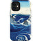 Hiroshige View of the Naruto whirlpools at Awa iPhone 12 Mini Impact Case