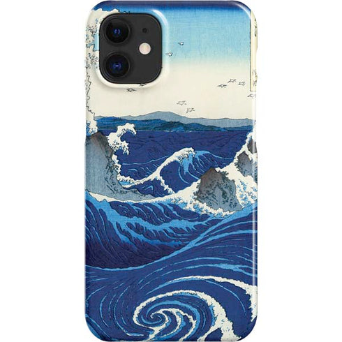 Hiroshige View of the Naruto whirlpools at Awa iPhone 12 Mini Lite Case