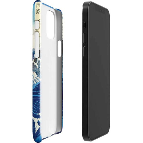 Hiroshige View of the Naruto whirlpools at Awa iPhone 12 Mini Lite Case