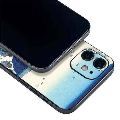 Hiroshige View of the Naruto whirlpools at Awa iPhone 12 Mini Skin