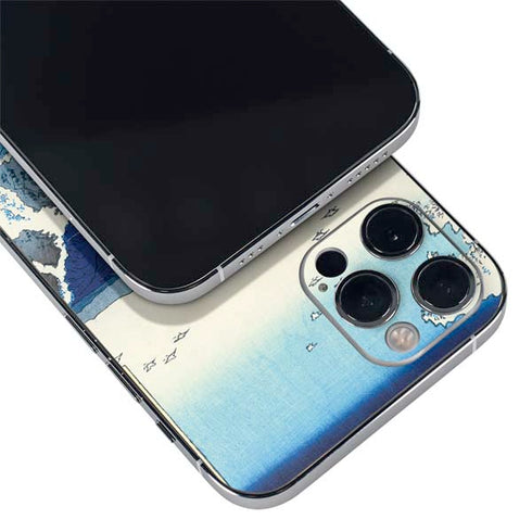 Hiroshige View of the Naruto whirlpools at Awa iPhone 12 Pro Max Skin