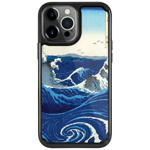 Hiroshige View of the Naruto whirlpools at Awa iPhone 13 Pro Cargo Case