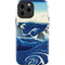 Hiroshige View of the Naruto whirlpools at Awa iPhone 13 Pro Max Impact Case