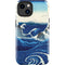 View of the Naruto whirlpools at Awa by Hiroshige iPhone 15 Plus Impact Case