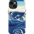 Hiroshige View of the Naruto whirlpools at Awa iPhone 14 Plus Impact Case