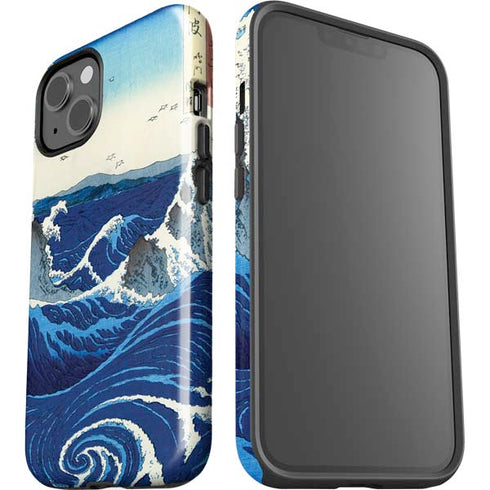 Hiroshige View of the Naruto whirlpools at Awa iPhone 14 Impact Case