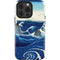 Hiroshige View of the Naruto whirlpools at Awa iPhone 14 Pro Impact Case