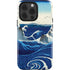 View of the Naruto whirlpools at Awa by Hiroshige iPhone 15 Pro Impact Case