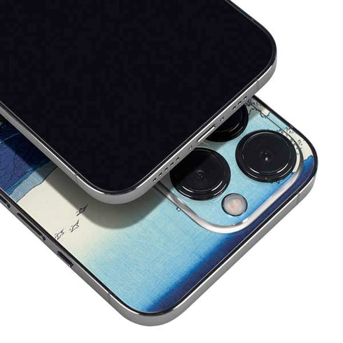Hiroshige View of the Naruto whirlpools at Awa iPhone 14 Pro Max Skin