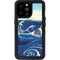 Hiroshige View of the Naruto whirlpools at Awa iPhone 14 Pro Max Waterproof Case