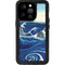 Hiroshige View of the Naruto whirlpools at Awa iPhone 14 Pro Waterproof Case