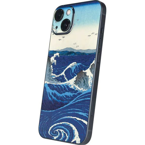 Hiroshige View of the Naruto whirlpools at Awa iPhone 14 Skin