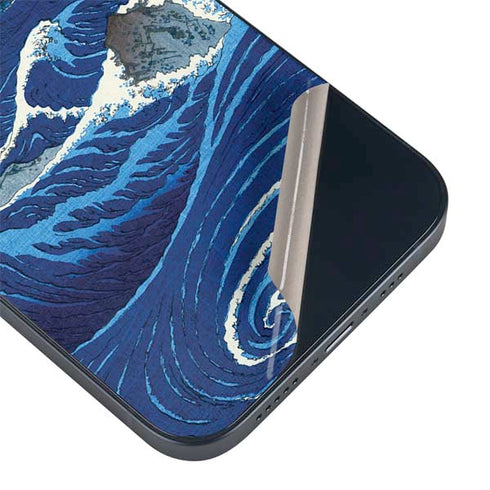 Hiroshige View of the Naruto whirlpools at Awa iPhone 14 Skin