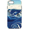Hiroshige View of the Naruto whirlpools at Awa iPhone 8 Pro Case