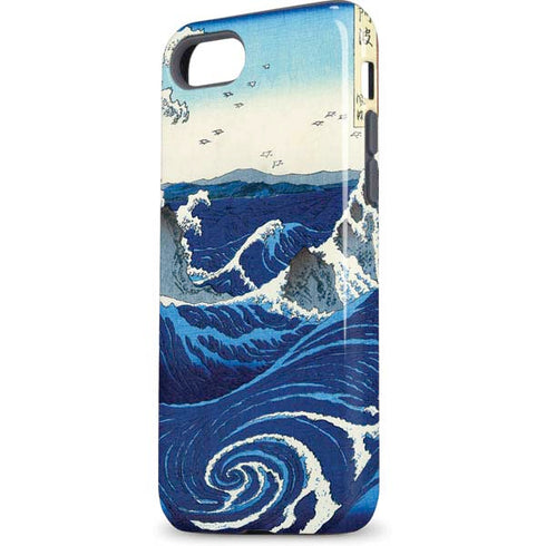 Hiroshige View of the Naruto whirlpools at Awa iPhone 8 Pro Case