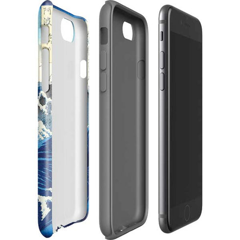 Hiroshige View of the Naruto whirlpools at Awa iPhone SE (2nd & 3rd Gen) Pro Case