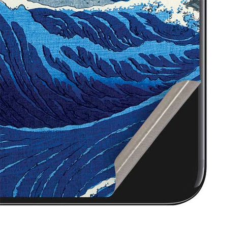 Hiroshige View of the Naruto whirlpools at Awa iPhone SE (2nd & 3rd Gen) Skin