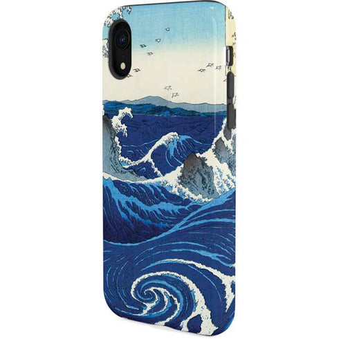 Hiroshige View of the Naruto whirlpools at Awa iPhone XR Pro Case