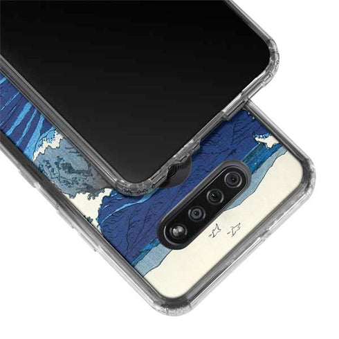 View of the Naruto whirlpools at Awa by Hiroshige LG K51/Q51 Clear Case
