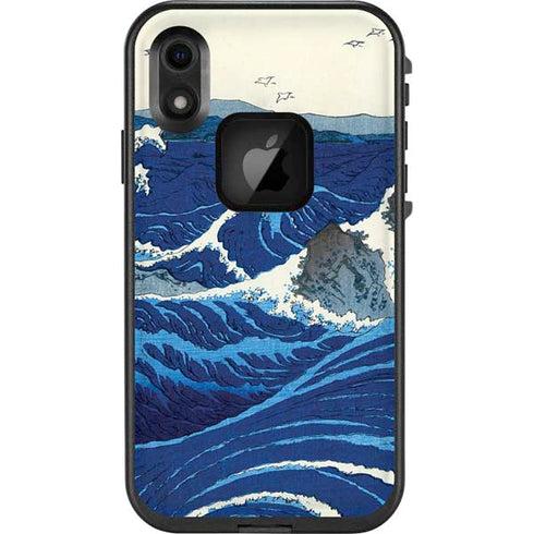 Hiroshige View of the Naruto whirlpools at Awa LifeProof Fre iPhone Skin