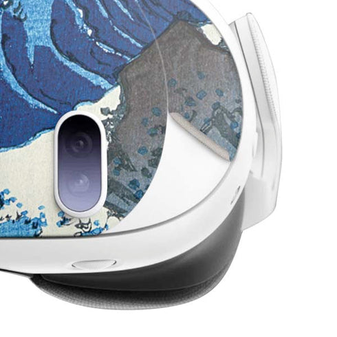 View of the Naruto whirlpools at Awa by Hiroshige Meta Quest 3 Skin