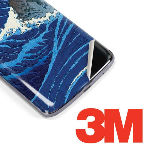 Hiroshige View of the Naruto whirlpools at Awa Moto E5 Plus Skin