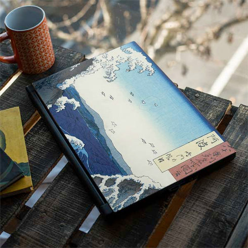 Hiroshige View of the Naruto whirlpools at Awa MSI GS65 Stealth Laptop Skin