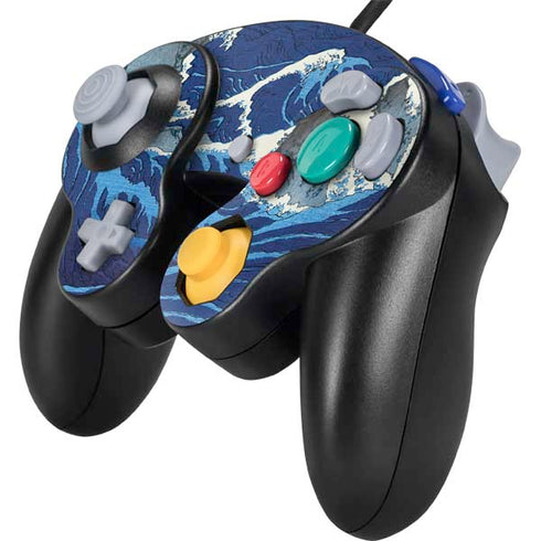 Hiroshige View of the Naruto whirlpools at Awa Nintendo GameCube Controller Skin