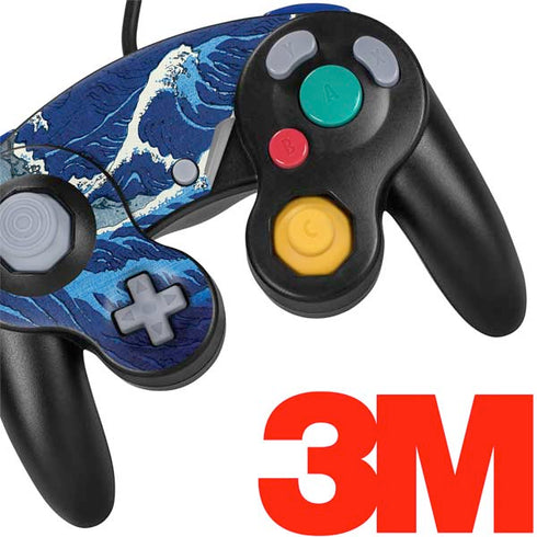 Hiroshige View of the Naruto whirlpools at Awa Nintendo GameCube Controller Skin