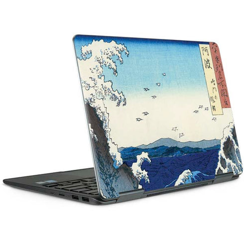 Hiroshige View of the Naruto whirlpools at Awa Notebook 9 Pro 13in (2017) Skin