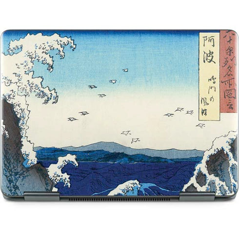 Hiroshige View of the Naruto whirlpools at Awa Notebook 9 Pro 13in (2017) Skin